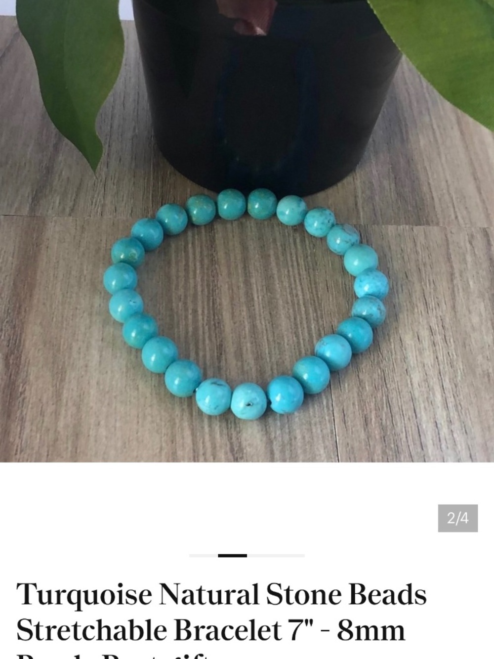 Turquoise stretch bracelet